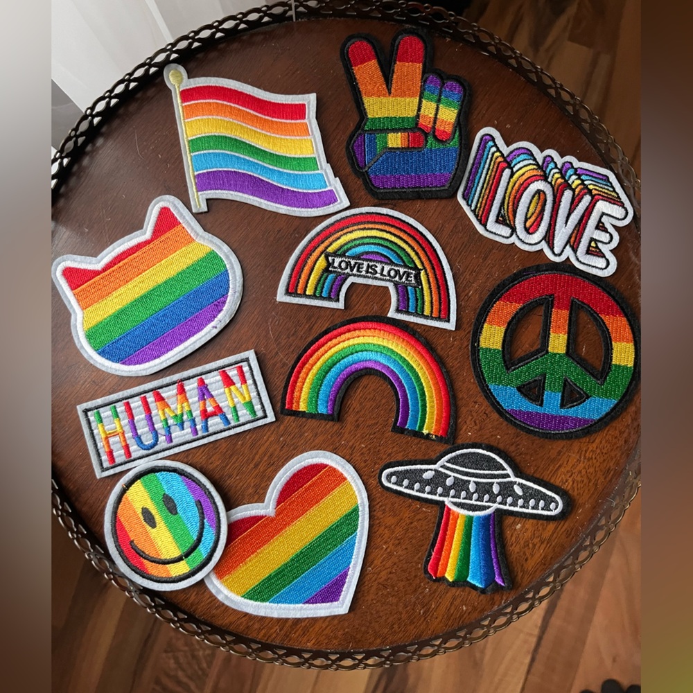 🌈 PRIDE Iron-On Patches Set